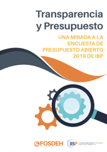 Transparencia y Presupuesto una Mirada a la Encuesta de Presupuesto Abierto 2019 de IBP