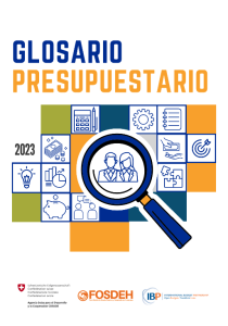 Glosario Presupuestario