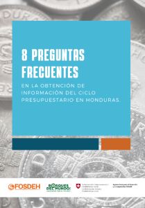 8 Preguntas Frecuentes en la Obtención de Información del Ciclo Presupuestario en Honduras