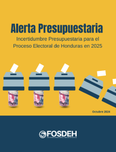 Alerta Presupuestaria. Incertidumbre Presupuestaria para el Proceso Electoral de Honduras en 2025