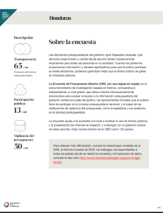 La Encuesta de Presupuesto Abierto 2023