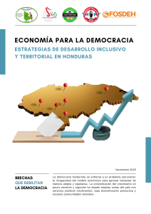 Economía para la Democracia. Estrategias de Desarrollo Inclusivo y Territorial en Honduras